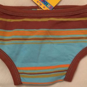 Retro striped diaper cover